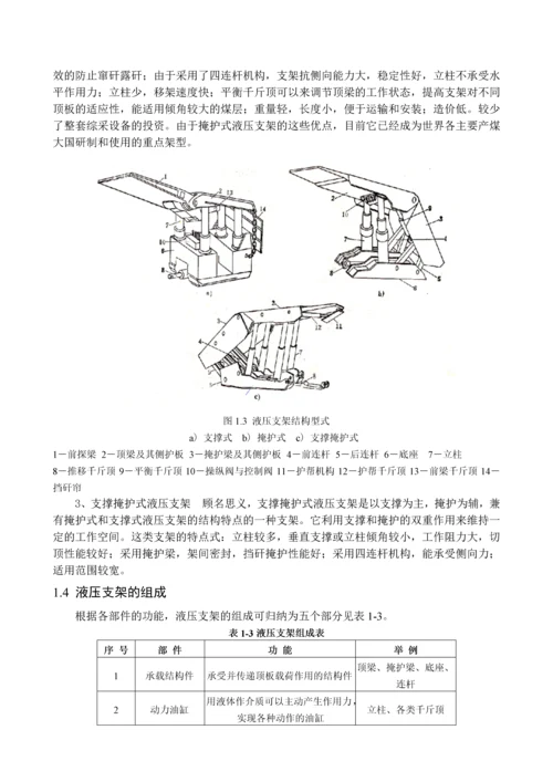 重型超静定液压支架毕业设计说明书.docx