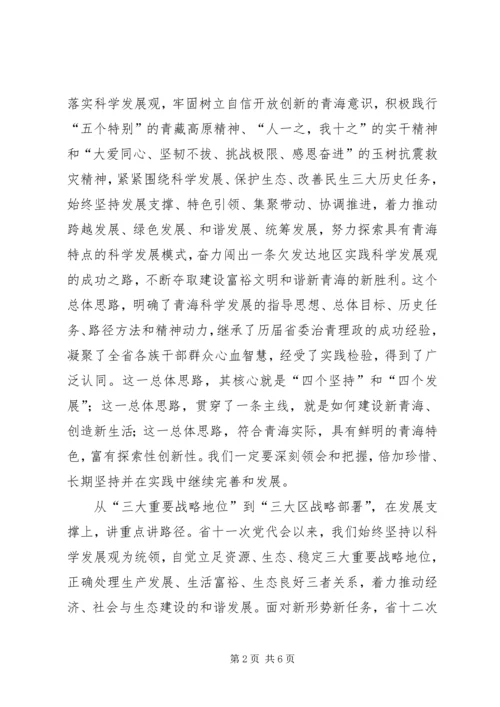 学习省第十二次党代会精神心得体会 (6).docx