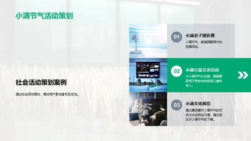 小满节气新媒传达艺术