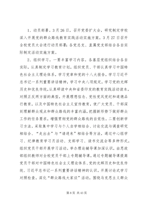 进一步深入开展党的群众路线教育实践活动实施方案.docx