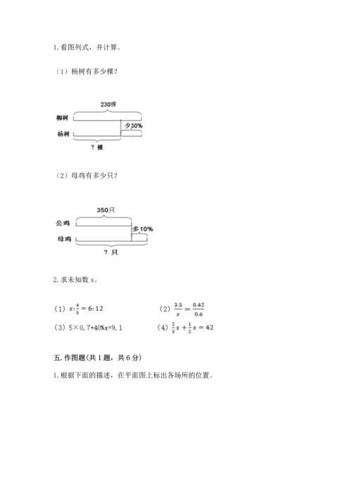 人教版六年级下册数学期末测试卷含答案ab卷.docx