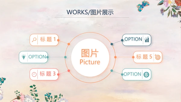 莫兰迪风格油画作品欣赏动态PPT模板