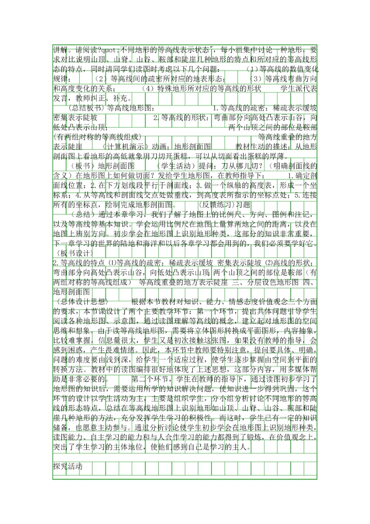 在地图上辨认地面的高低起伏.docx