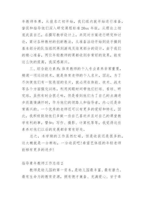 指导青年教师工作总结.docx