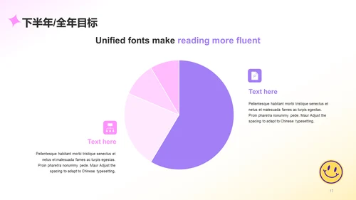 紫色简约扁平互联网工作总结PPT