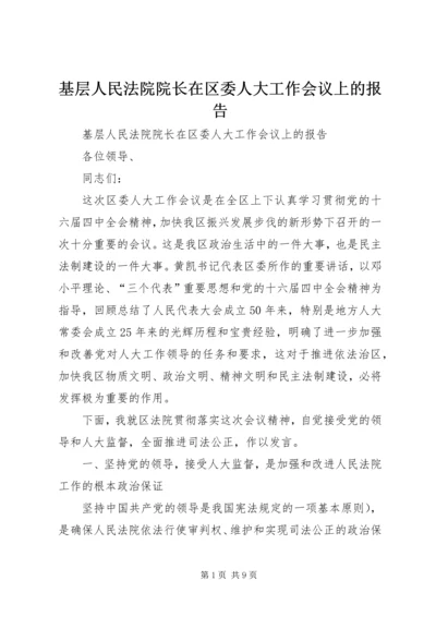 基层人民法院院长在区委人大工作会议上的报告 (5).docx