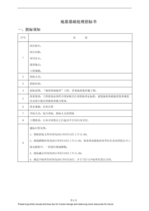 地基处理全套招标文件.docx