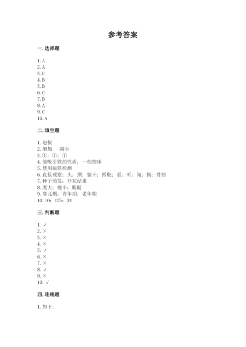 教科版小学科学二年级下册 期末测试卷精品【有一套】.docx