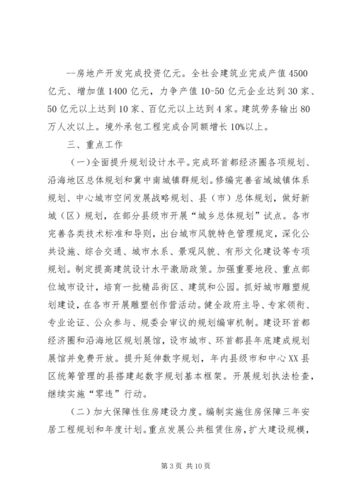 全省住房和城乡建设工作要点 (2).docx