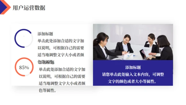 简约商务风企业运营报告通用PPT模板