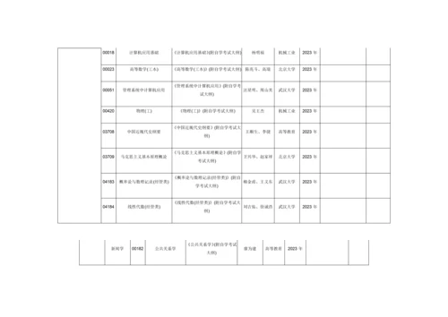 2023年新闻学自考专科教材.docx