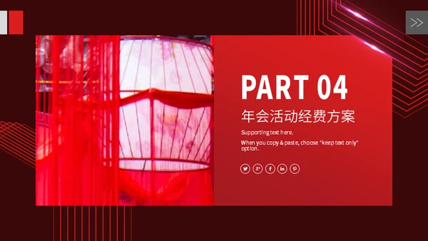 企业年会策划方案通用PPT模版