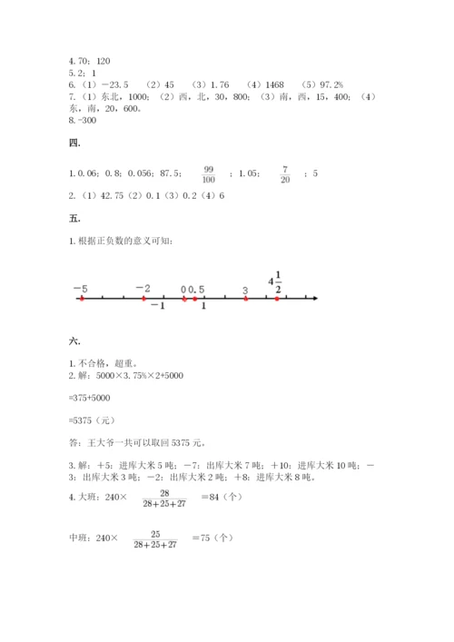 辽宁省【小升初】小升初数学试卷含答案（黄金题型）.docx