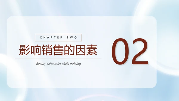 美容院销售技巧培训课件PPT模板
