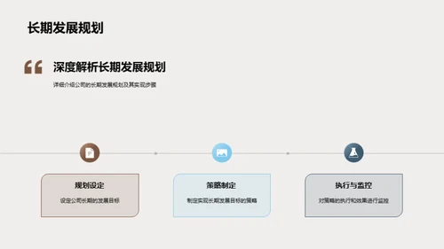 公司未来发展规划