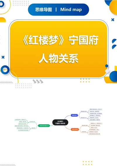 《红楼梦》宁国府人物关系思维导图