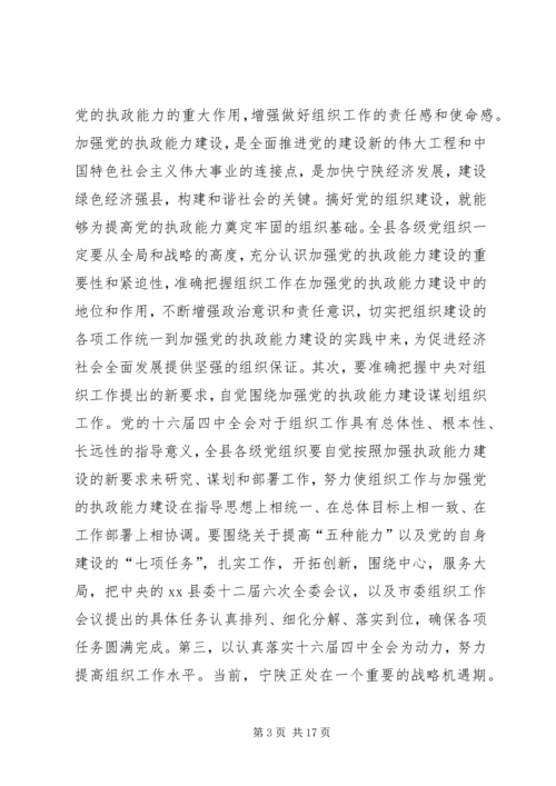 区领导在全县组织工作会议上的讲话 (3).docx