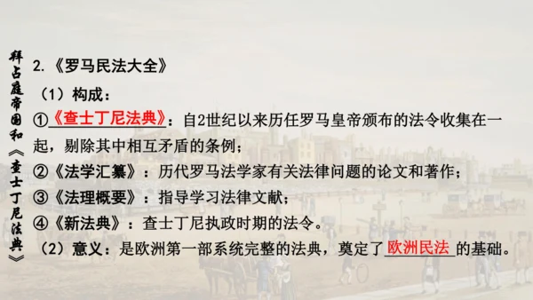 第三单元封建时代的欧洲  单元复习课件（29张PPT）