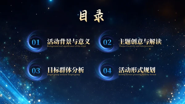 蓝色创意风读书分享会PPT模板