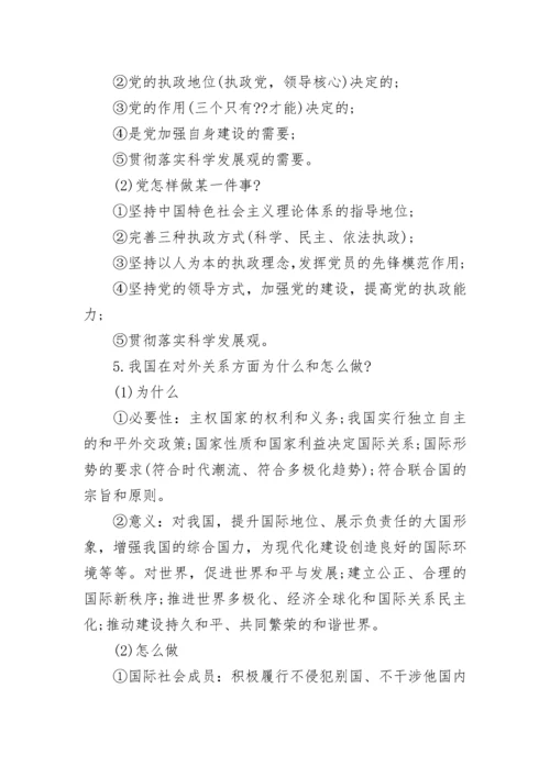 高考政治知识点总结.docx