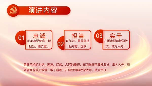 红色党支部党员大会年终工作总结PPT