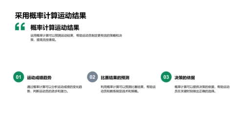 数学解析体育运动PPT模板