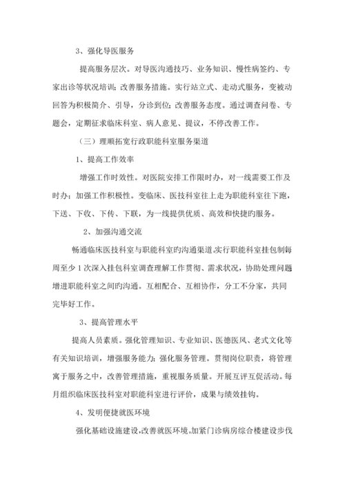 医疗服务提升方案.docx