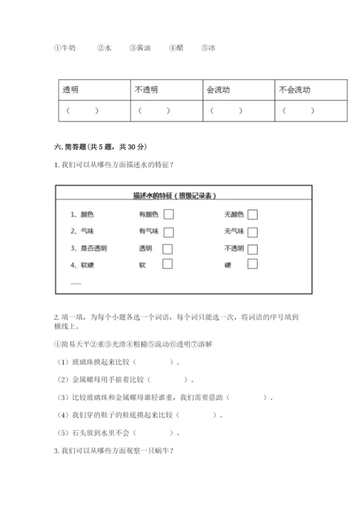 教科版一年级下册科学期末测试卷及参考答案（培优a卷）.docx