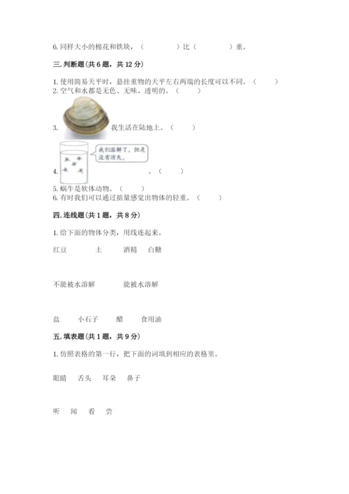 教科版一年级下册科学期末测试卷精品（夺冠）.docx