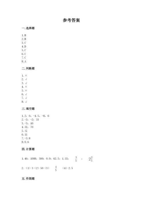 冀教版小学六年级下册数学期末综合素养测试卷精品（b卷）.docx