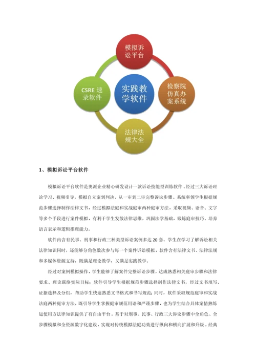 数字化模拟法庭实验室建设专业方案.docx