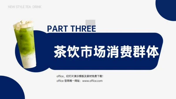 奶茶店新式茶饮发展报告通用PPT模板