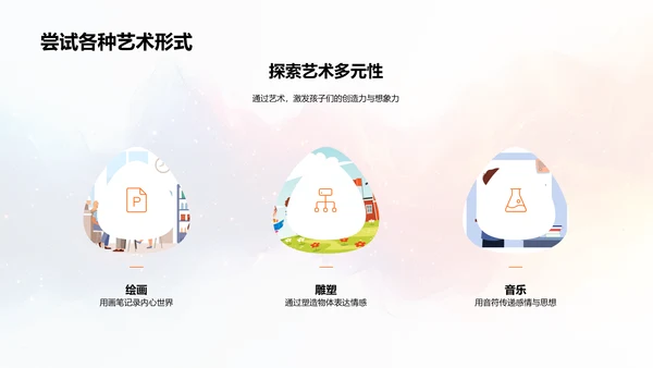 艺术生活教学PPT模板