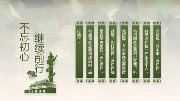 迷彩风格青春梦强军梦部队教育演讲动态PPT