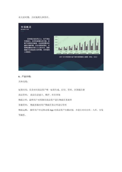 区块链应用优质项目商业专项计划书范文.docx