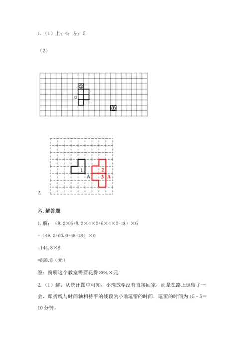 人教版五年级下册数学期末测试卷精品（黄金题型）.docx