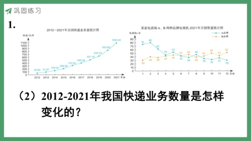 新人教版数学五年级下册9.4  统计课件