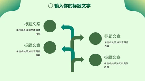 绿色环境保护主题教育PPT模板