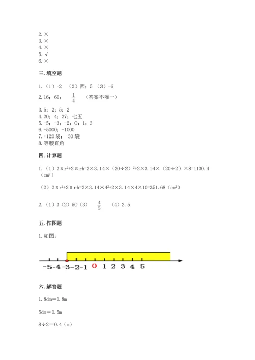 北师大版六年级下册数学期末测试卷及参考答案【培优a卷】.docx