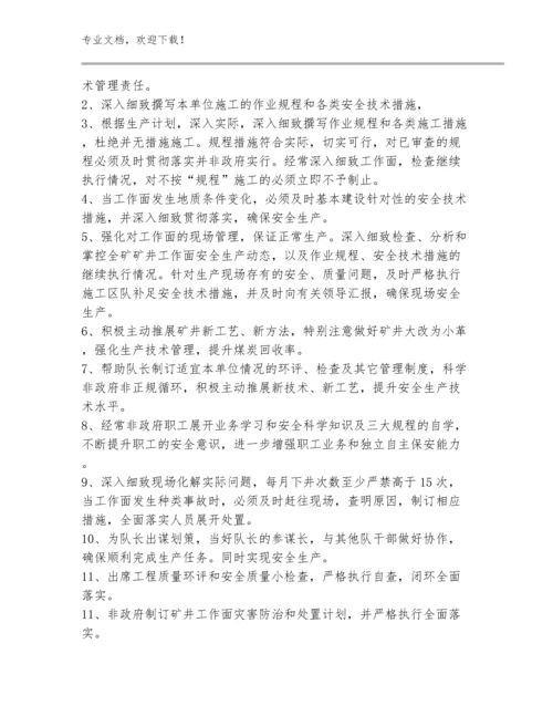 2023董事会和总经理办公室主任安全生产责任制规范多篇合集.docx