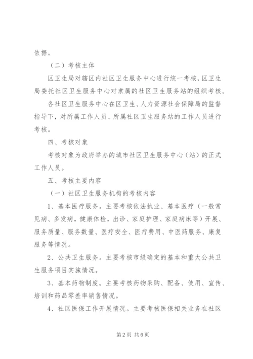 卫生厅医疗卫生机构考核方案.docx