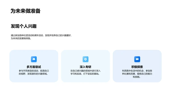 高中生活全解析PPT模板