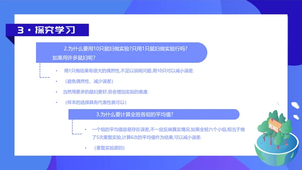 人教版七年级生物教学课件PPT模板