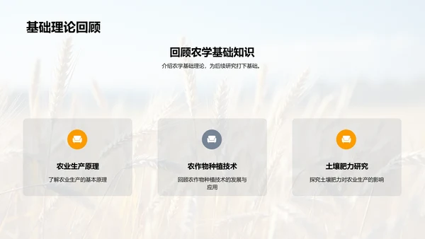 农学研究探析