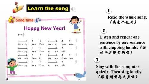 Unit 8 Happy New year! 复习课件(共21张PPT)
