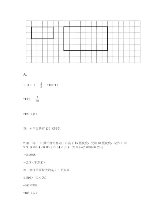 六年级毕业班数学期末考试试卷含答案（模拟题）.docx