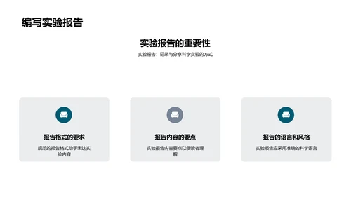 实验科学教学PPT模板
