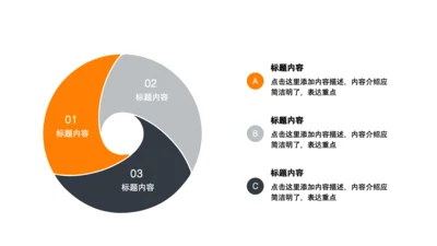 通用商务3项并列关系单页PPT模板