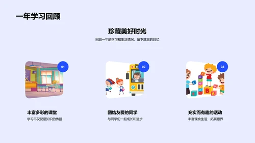 毕业季回顾PPT模板