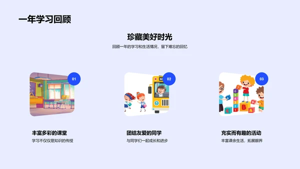 毕业季回顾PPT模板